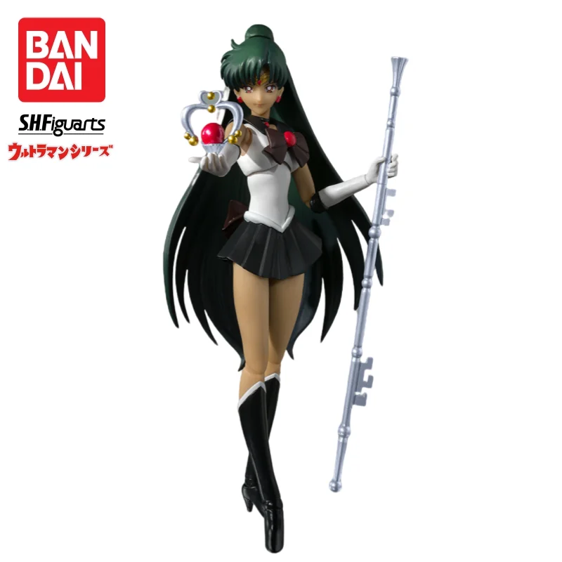 Disponibile Bandai SHF Saturn Moon Saturn Moon Pluto Yuena Plutone Figura Anime Periferiche Azione Collezione di bambole Regali