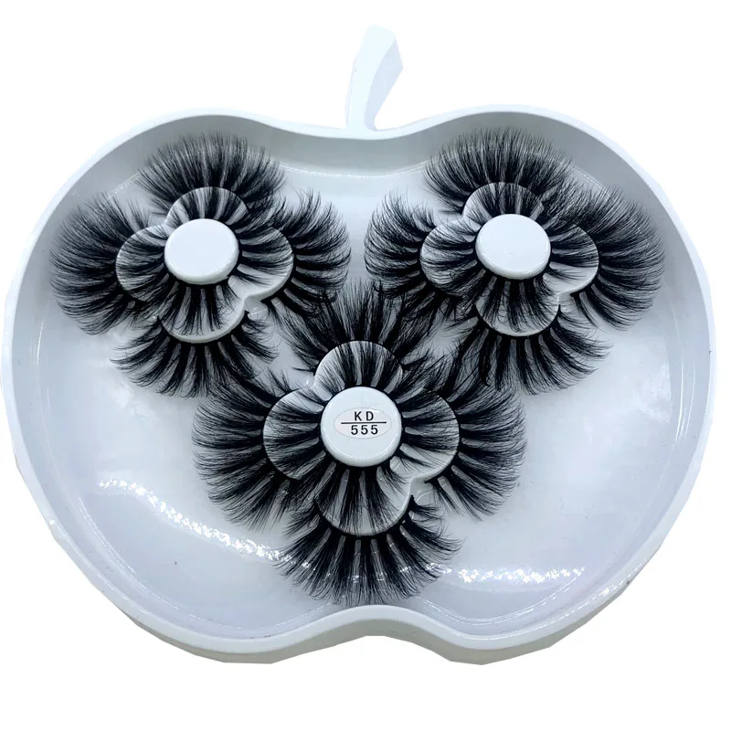 HBZGTLAD 9 Paar 8-25mm 3D Nerz-Wimpern Flauschig und Geschwungen Weich und Locker Maßgefertigte Box mit Natürlich Aussehenden Nerz-Wimpern – Detail 35