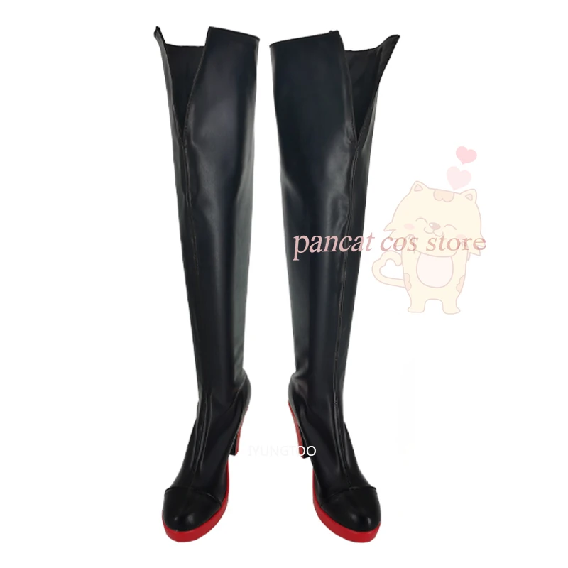 Seraph of The End  Krul Tepes Cosplay Shoes Comic Anime Game Cos Long Boots Cosplay Costume Prop Shoes for Con Halloween Party