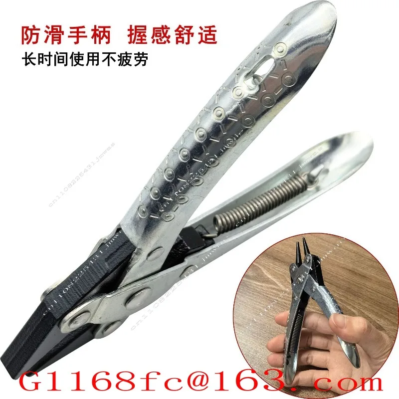 Non-slip Parallel Pliers Pointed Nose Flat Mouth with Spring Jewelry Pliers