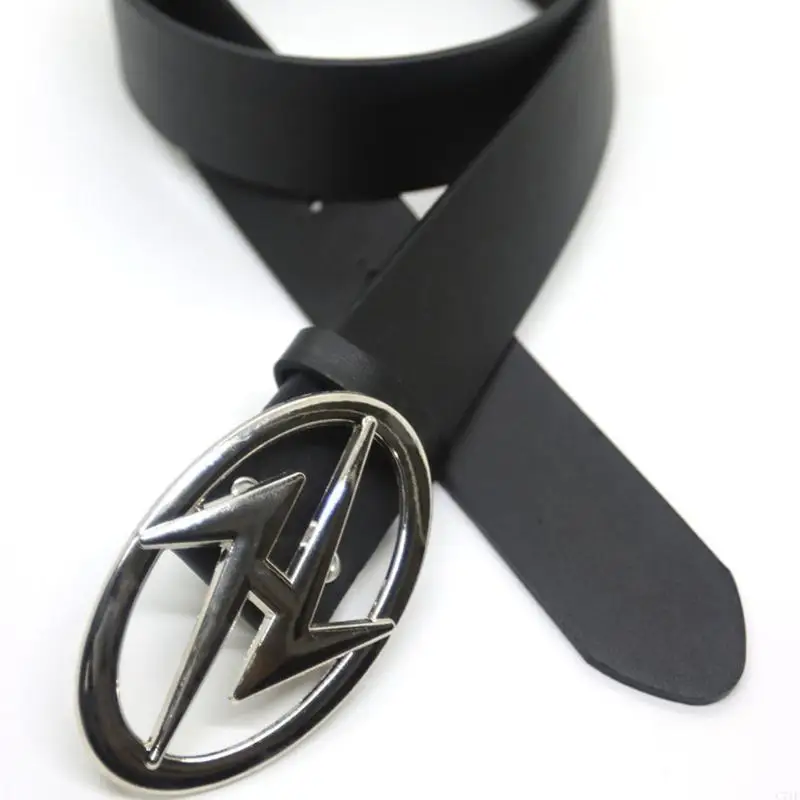 C71F عشاق الموضة حزام PU لحزام الخصر النسائي مع مشبك قابل للتعديل #4