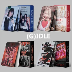 55 Uds. Nuevo álbum Gidle Nxde Lomo Card World Tour Photocards Never Die I Burn postales (G) I-DLE tarjetas fotográficas regalo para seguidores Kpop