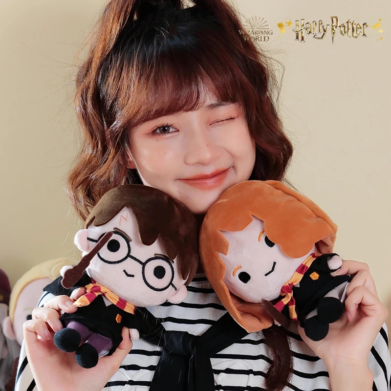 MINISO Harry James Potter Series Plush Doll Cute Hermione Granger Desktop Decoration Ornaments Children's Toys Christmas Gifts