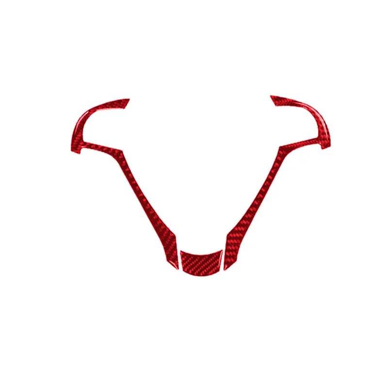 Carbon Fiber Steering Wheel Surround Stickers Car Interior Styling Accessories For Honda Acura TL 2009-2014 Without Navigation