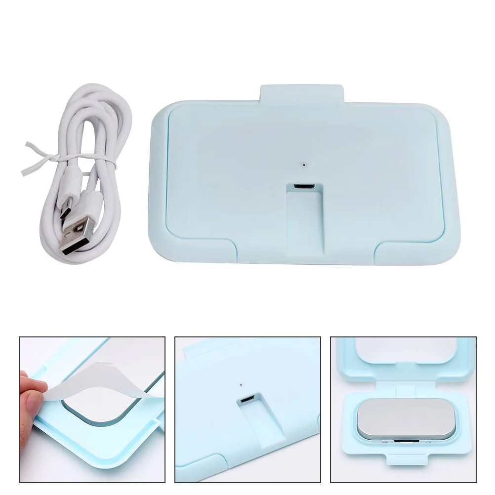 

Wipe Warmer Wet Tissue Box Wipes for Vehicle Constant Temperature USB Baby Heater Diaper Plastic Home