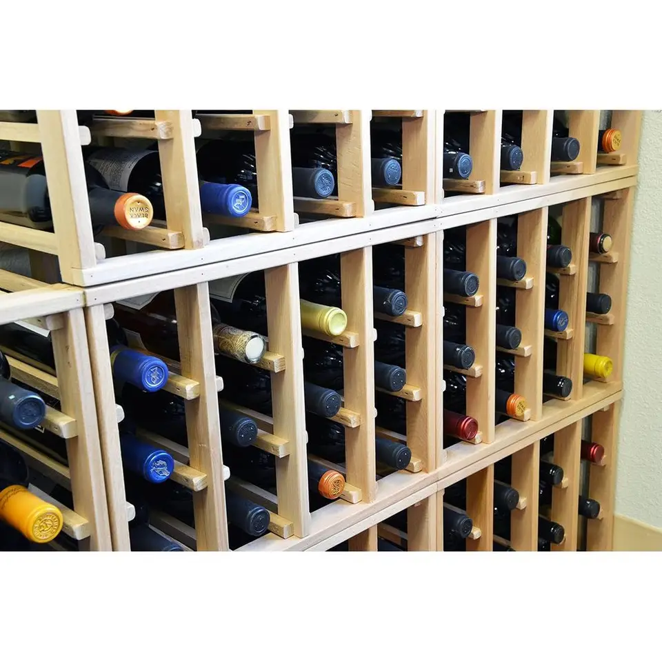 Expandable Stackable Wine Rack for 96 Bottles