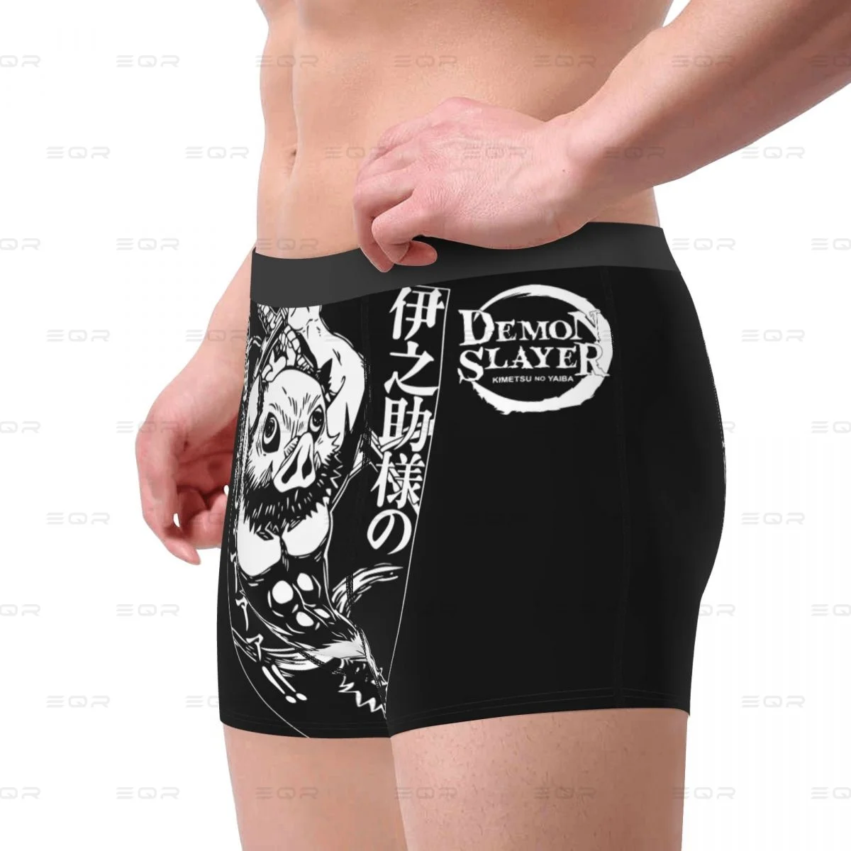 DEMON SLAYER Men\'s Boxer Briefs,Highly Breathable Underwear,High Quality 3D Print Shorts Gift Idea