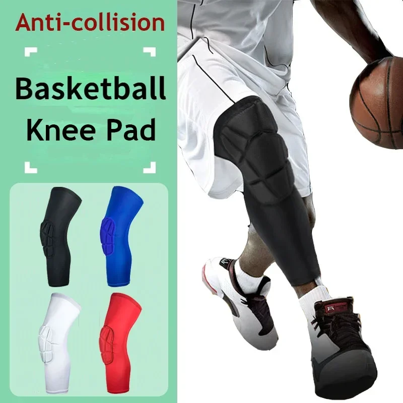 

Men Basketball Knee Pad Fitness Knee Brace Anti-Collision Protective Gear for Running Cycling Hiking