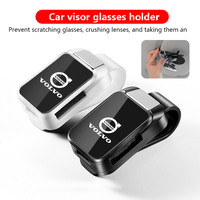 Car Interior Sun Visor Eyeglasses Holder Sunglasses Clip Volvo V60 XC90 S60 XC60 S90 V90 XC40 XC70 EX90 C30 C40 V40 Accessories