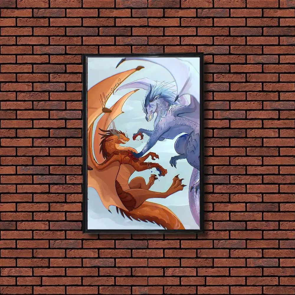 Hybrid Prince W-Wings of Fire Poster Prints Wall Art Painting Picture Gift Living Room Bar Restaurant Dec Sticker Large
