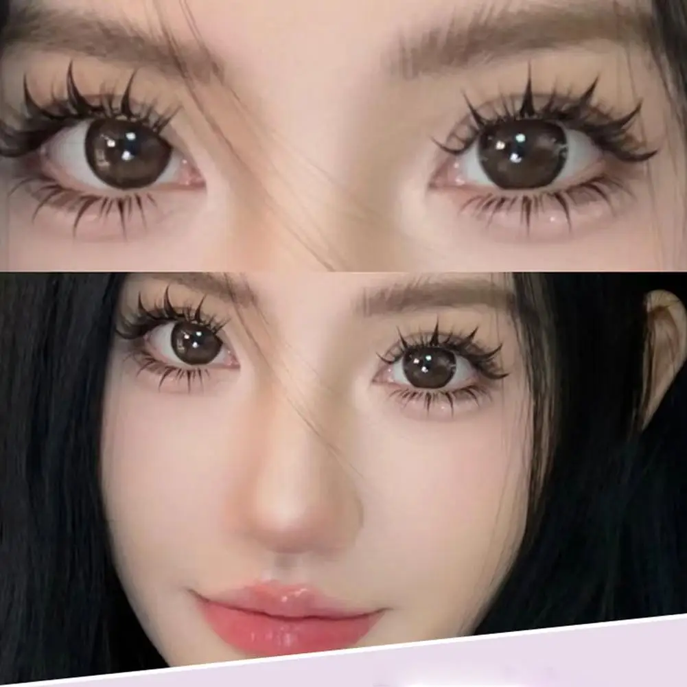 Geen lijm Valse wimpers Einde zonwimpers Natuurlijke pluizige DIY wimperextensions Zelfklevende make-up C Curl Mix Lash Clusters