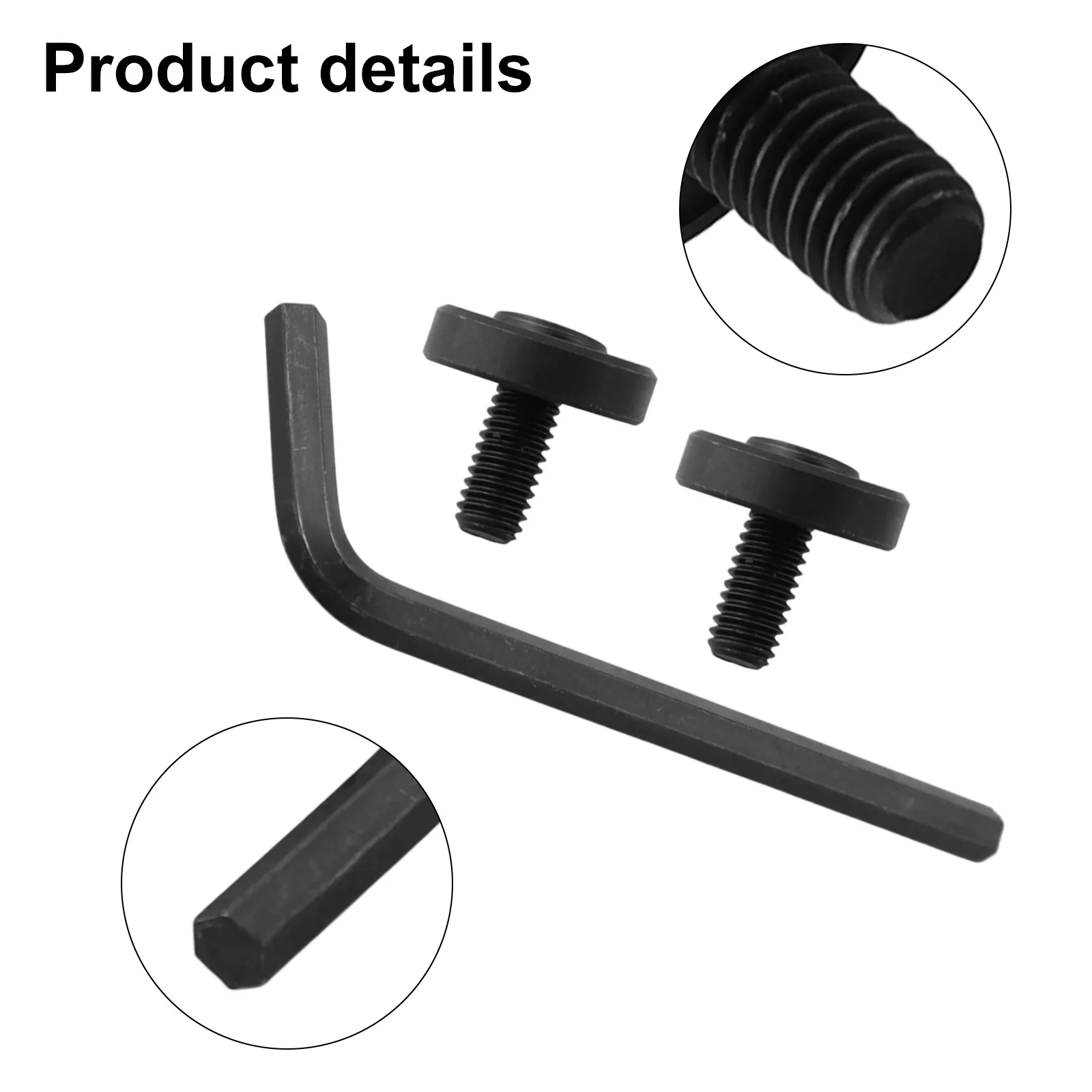 Locking Mechanism Screw Bolt with Outer Flange + Hex Key for Multitools DTM50 TM3000C Parts #2656746 & #7832339