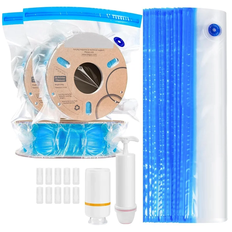 

TFTP-3D Набор для вакуумного хранения нити для печати Набор вакуумных пакетов для хранения 3D нити и сохранения сухой нити