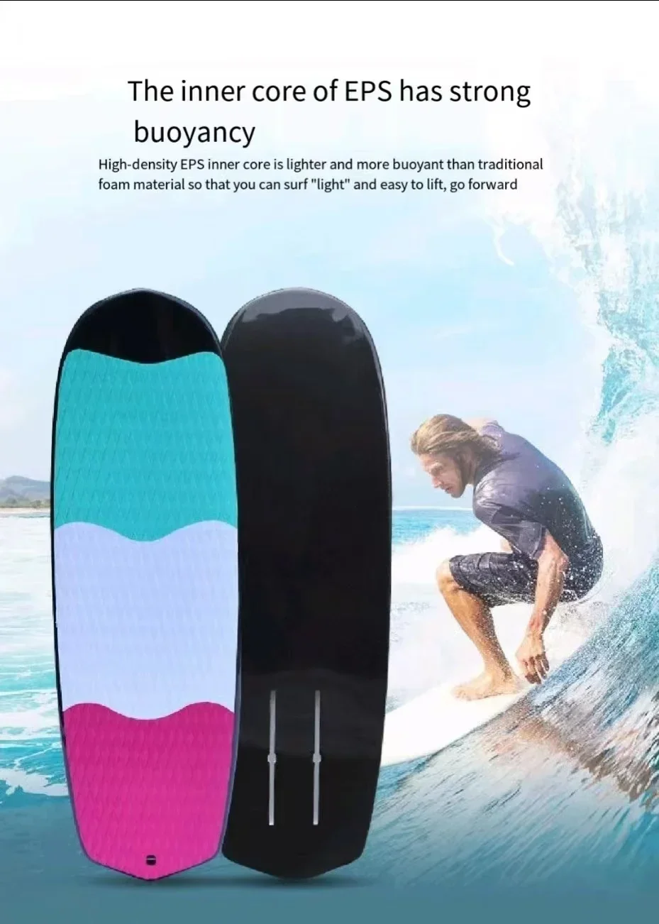 ใหม่คาร์บอนไฟเบอร์ทั้งหมด Unpowered Hydrofoil กีฬาทางน้ําสกีผู้ใหญ่เริ่มต้นยืน Hydrofoil BOARD กระดานโต้คลื่น