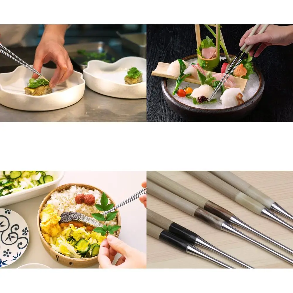 

Japanese Traditional Moribashi Chopsticks with Magnolia Handle for Sushi Chef, 7 inches