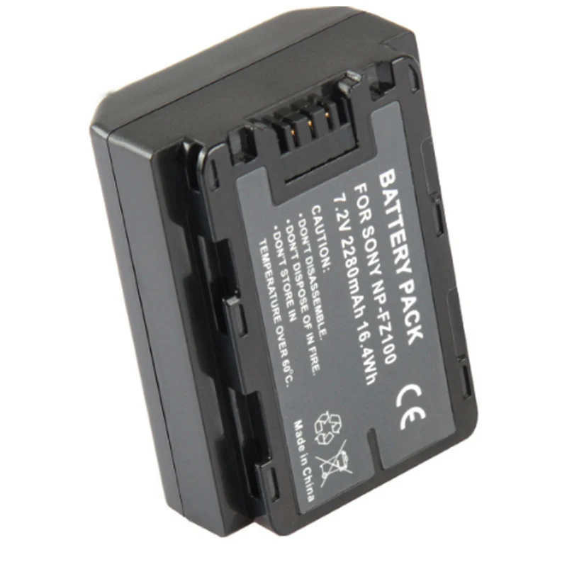 

2280mAh NP-FZ100 NP FZ100 Li-ion Battery For SONY A7RIII A7M3 A7RM3 A7R3 r4 F Z100 A9 ILCE-9 A7R4 Camera Rechargeable Battery