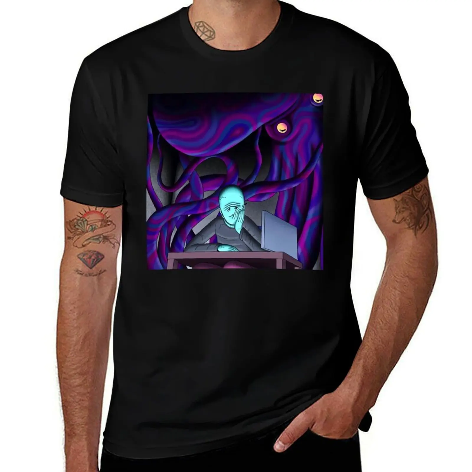 T-shirt Celestial Contemplation, t-shirt léger pour la randonnée