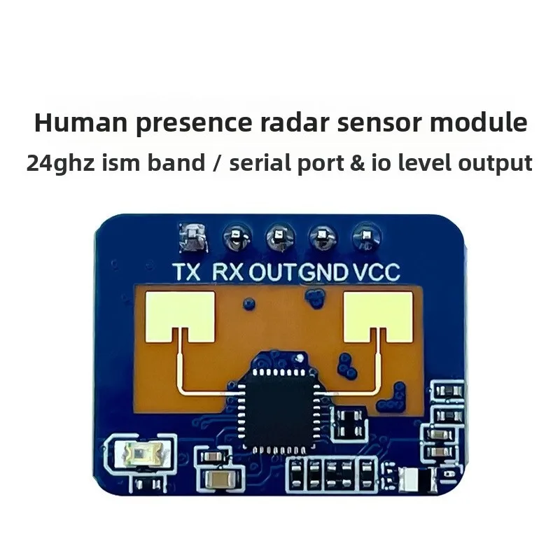 24G Human Presence Sensing Module LD2410C Millimeter Wave Radar Non Contact Intelligent Sensor Indoor Smart Home