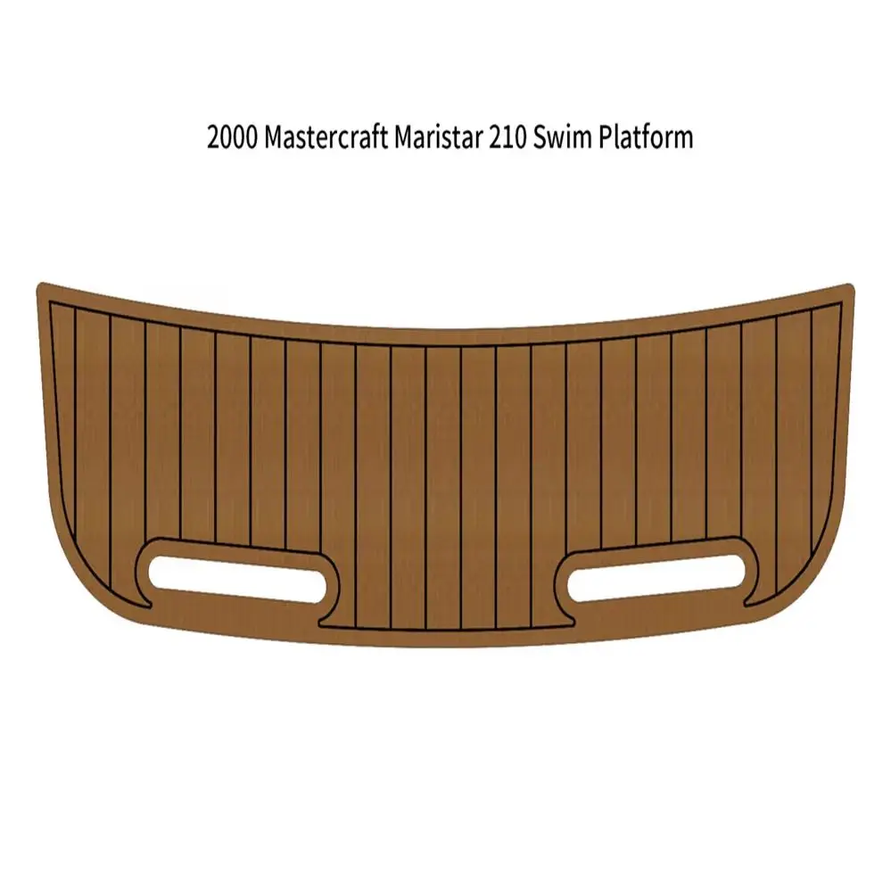 

2000 Mastercraft Maristar 210 Swim Platform Pad Boat EVA Foam Faux Teak Deck Floor Mat SeaDek MarineMat Style Self Adhesive yc18