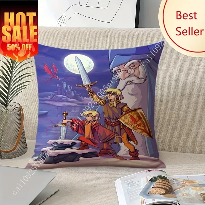 

Sword in the Stone Wizard Pillowcase Disney Cartoon Pillow case Soft Sofa Bed Decoration Party Boy Girl Gifts Pillow Cover