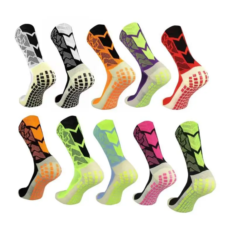 Chaussettes de sport athlétiques en nylon, amortissement, document lumineux, vélo, course à pied, football, basket-ball en plein air, cyclisme, voyage, mode, Elite