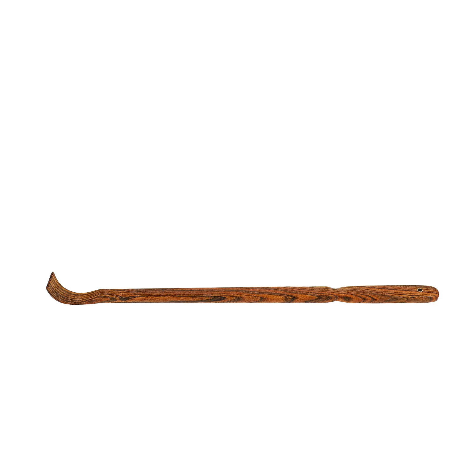 

1Pcs Back Scratcher Thickened Retractable Wooden Body Scratcher Light Brown Convenient Portable Itch Relief Massager