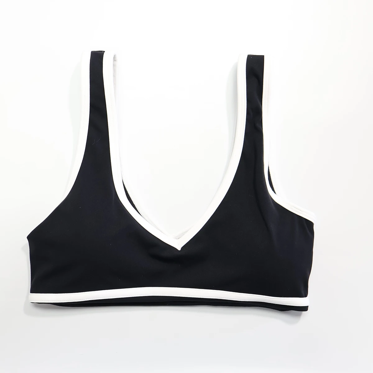Neuer Sommer Damen V-Ausschnitt Yoga-BH Stoßfester Fitness-Sport-BH für Laufen Outdoor Casual Eng Anliegender Damen-BH – Detail 9