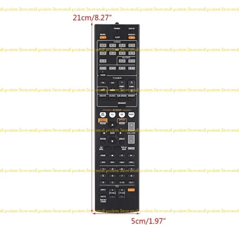 Pengganti Remote Control R1WD untuk Remote AV YAMAHA HTR-4066 RX-V475 RX-V373 RAV494
