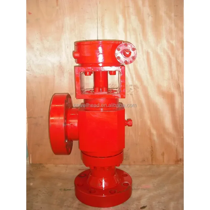 DIRECTLY PROVIDE API 6A HIGH PRESSURE ANGLE THROTTLE VALVE /GEAR OPERATED ADJUSTABLE CHOKE VALVE
