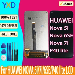 LCD Display For HUAWEI P40 lite LCD Display Touch Screen Digitizer Assembly For Nova 5i/6se/7i P40 lite LCD Screen Replacement