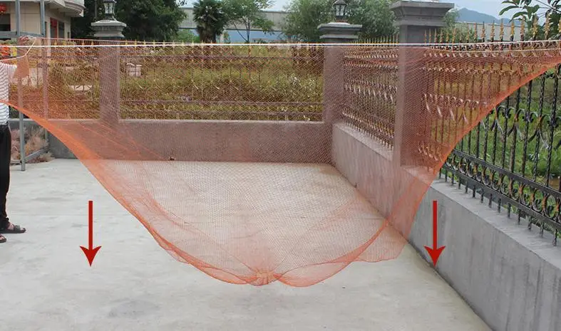 Finefish Strong Nylon Line Moving Small Mesh Fishing Net Carried Automatic Lobster Catch Fish Net Manual Pick Gillnet Cast Nets