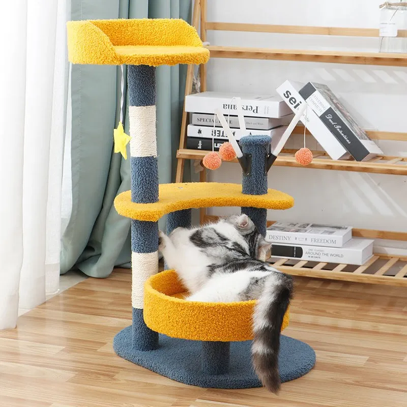 

Sisal Durable Grinding Claw Cat Climbing Column, Vertical Toy, Four Seasons, Universal Cat Climbing Frame, Nest