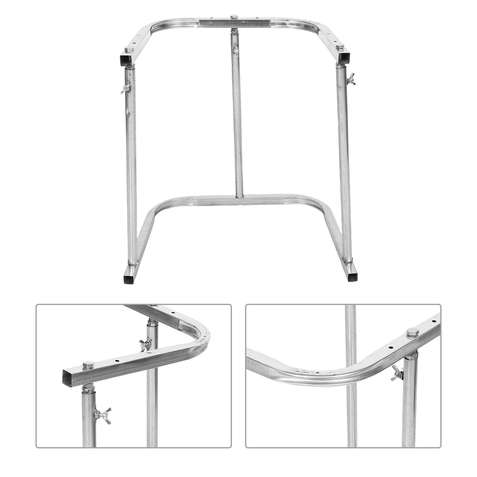 

Outdoor Trash Bag Holder Stand Heavy Duty Metal Garden Garbage Bag Support Frame Portable Yard Leaf Container for Lawn Weeding
