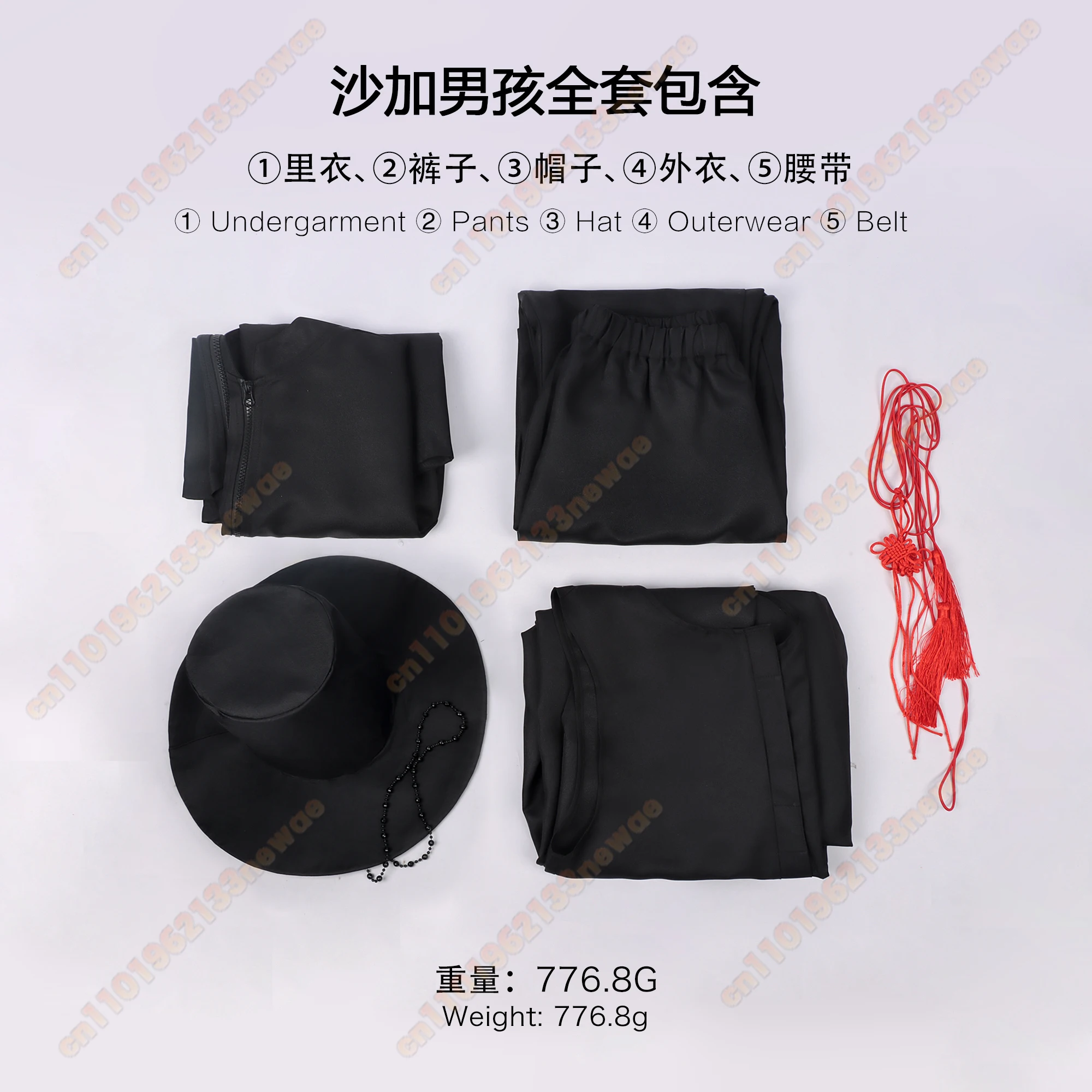 جينو بيبي ساجا بنين شيطان الصيادين KPop تأثيري بدلة سوداء طقم قبعات المعبود المرحلة ازياء هالوين رجل مجموعة كرنفال حفلة موحدة