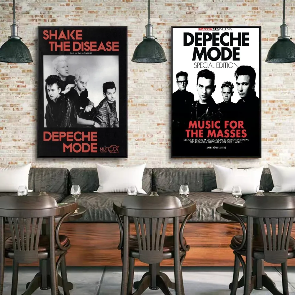 Depeche-Mode Singer Star Classic Movie Posters HD Quality Poster Wall Art Painting Study Nordic Home Decor