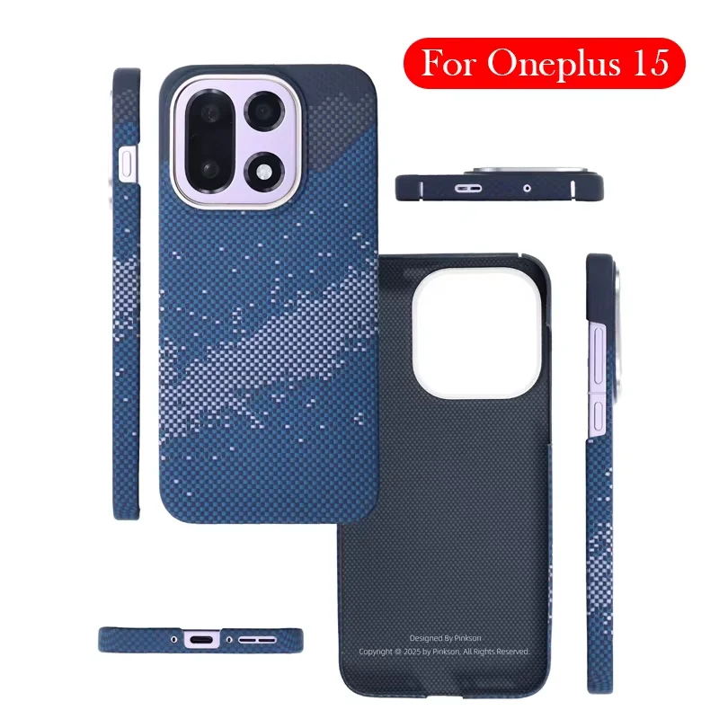 Carbon Fiber Case For Oneplus 15 Kevlar Back Cover Case for ONEPLUS 15 5g