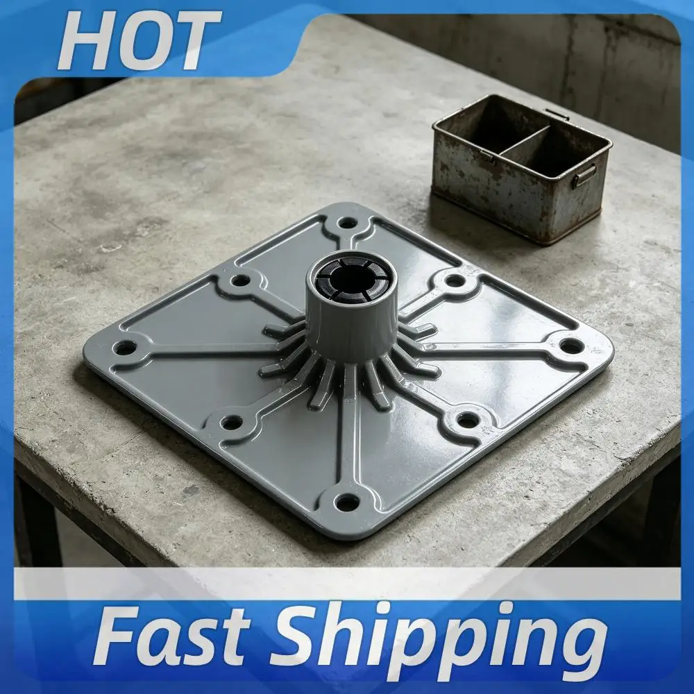 

Boat Seat Swivel Base 7x7 Inch Boat Seat Pedestal Mount with 3/4 Pin Post Socket Boat Seat Pedestal & Base for Marine Boat