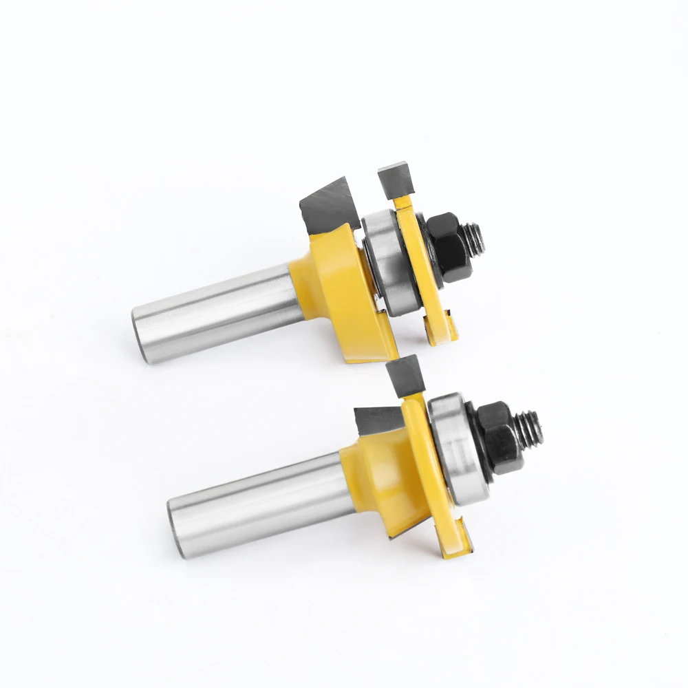 Imagem -03 - Lavie-carbide Shaker Rail e Stile Router Bits Grupo Haste Faca de Porta Tenon Cutter Tools para Madeira 12 mm Pol 03055 Pcs