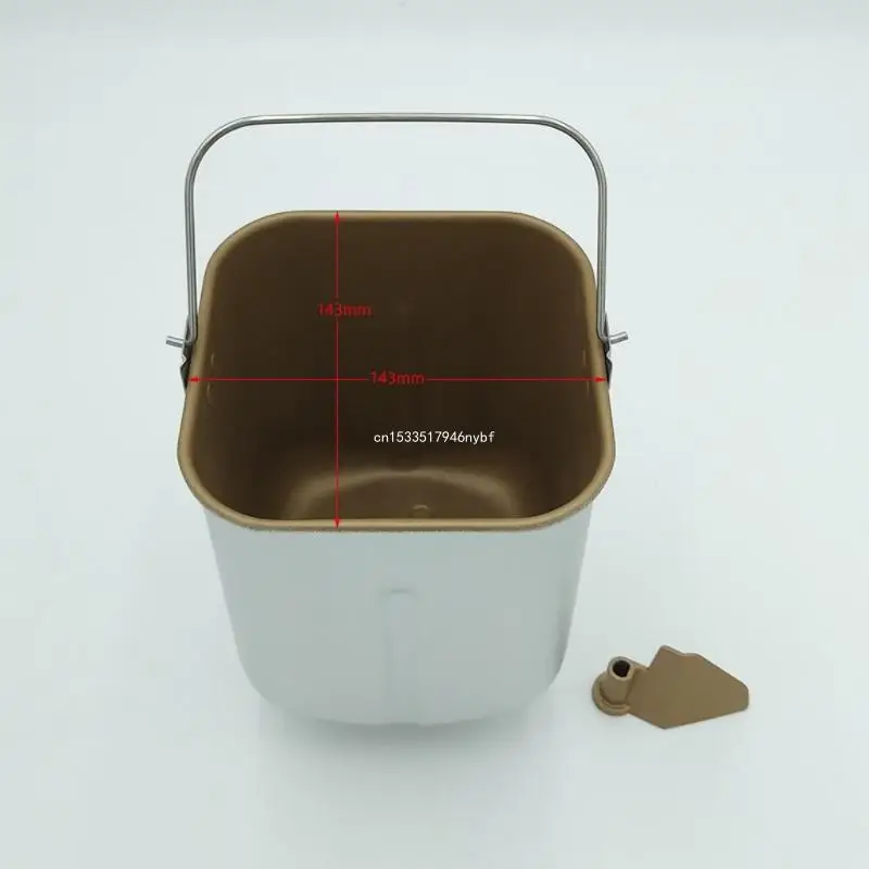 

Square Bread Machine Liner Mixing Bread Bucket Bread Pan Bread Machine Inner Pot Replacement Parts for Bread Machine Dropship