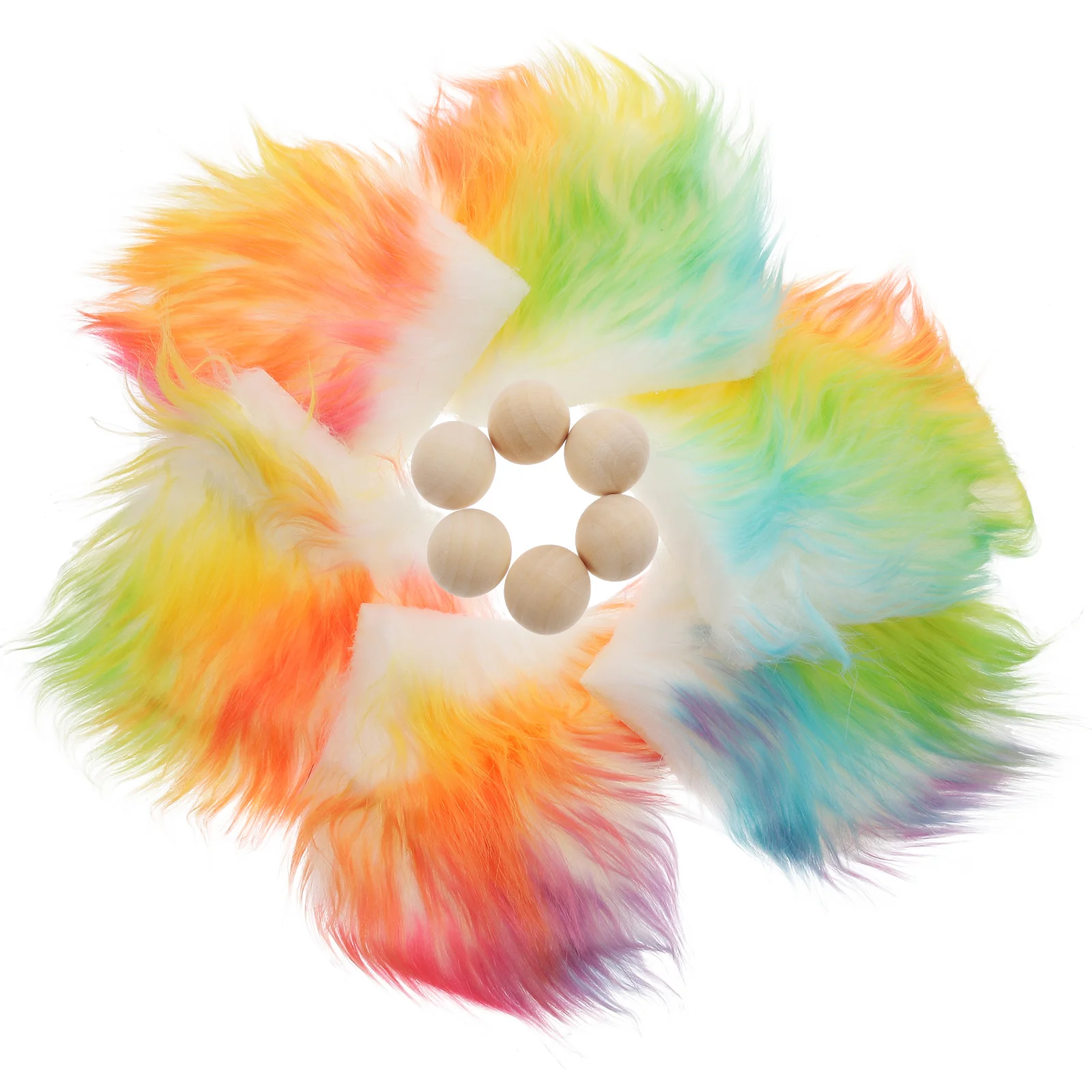 1Set Kabouters Faux Baard Hout Gnome Kralen DIY Craft Supplies Kerst Verjaardag Bruiloft Decoratie Materiaal Kabouters Baard