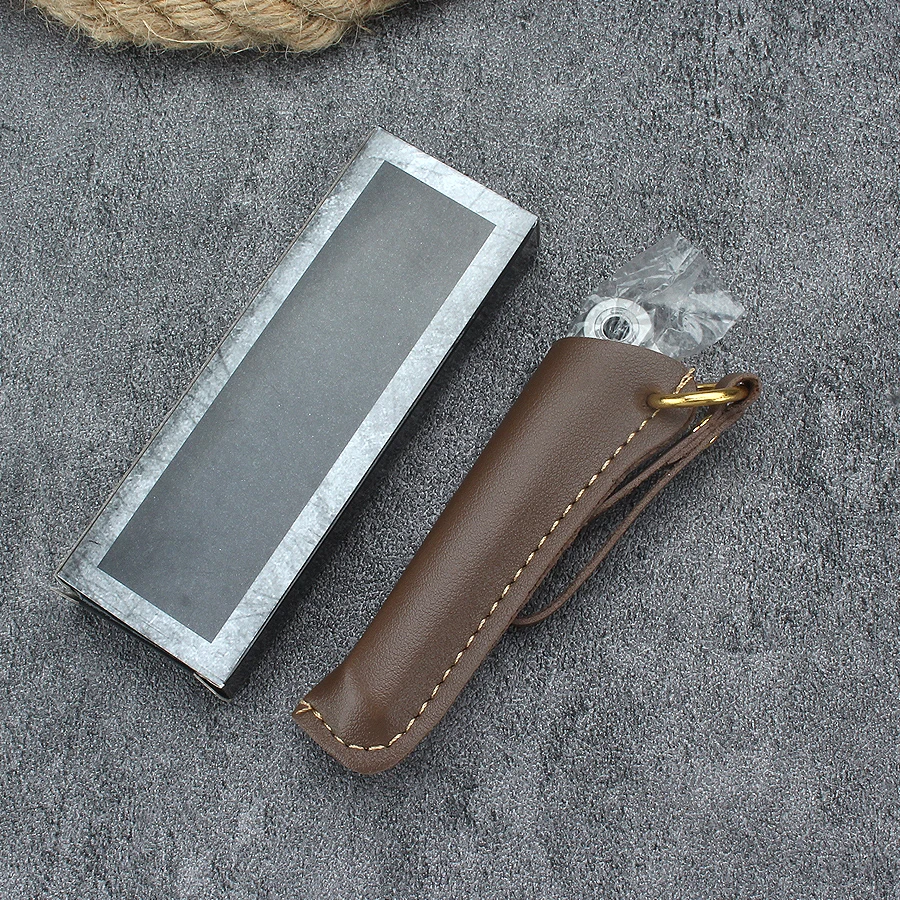 Outdoor Camping Feather Pattern Folding Knife M390 Pocket Knife Camping Portable Fruit Knife High Hardness