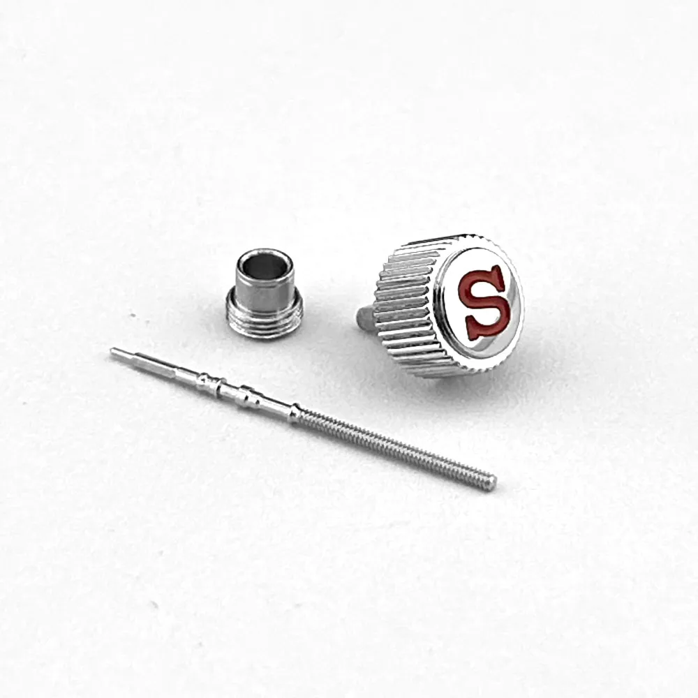 Einschraubbares GMT-Tauchergehäuse, silberne Krone, Ersatz-Uhrenkrone, keine „S“-Gravur und mit eingraviertem „S“, passend für NH34 NH35 NH36 Uhrwerke. – Detail 19