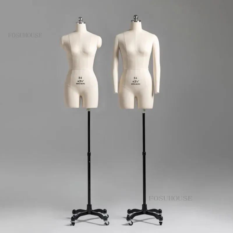 女性のためのゴールデンフォームボディマネキンのセット,衣類デザイン