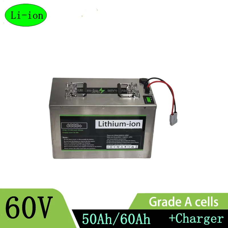 

60V 50Ah 60Ah lifepo4 lithium battery bluetooth for mini motorized 3wheel adult Electric tricycle covered mobility scooter byShe