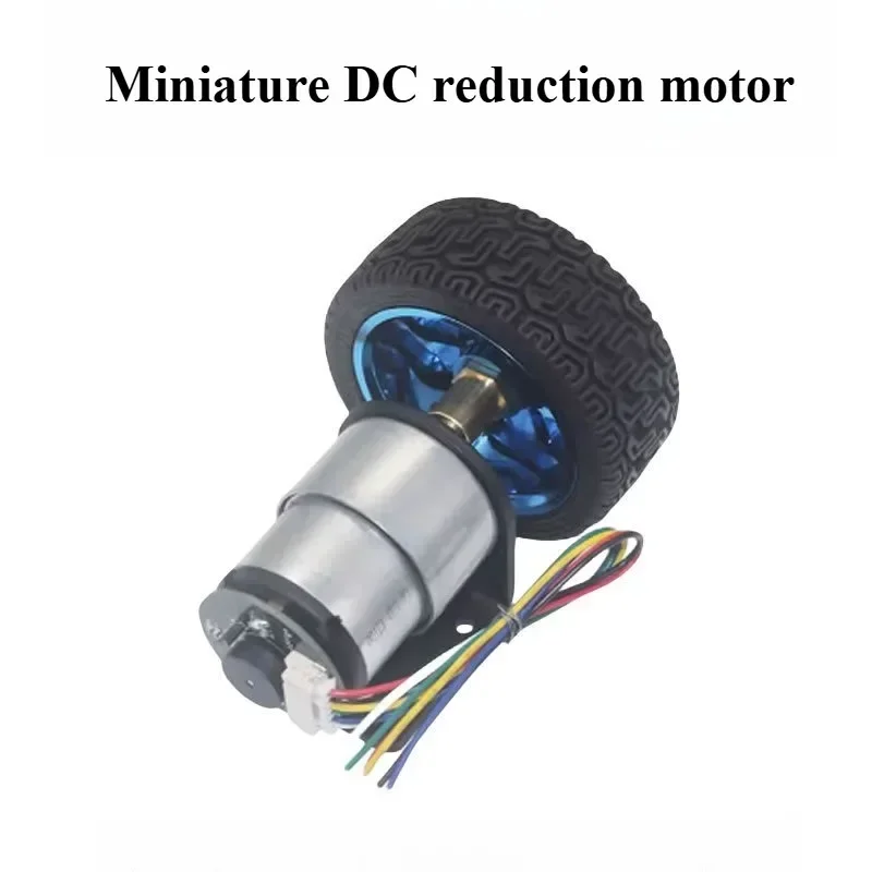 6V12V24V JGB37-520 Smart/Intelligent Car Chassis Kit DC Motor+Tyre+Bracket+Encoder+Coupling Tracking Two-Wheeled Self-Balancing