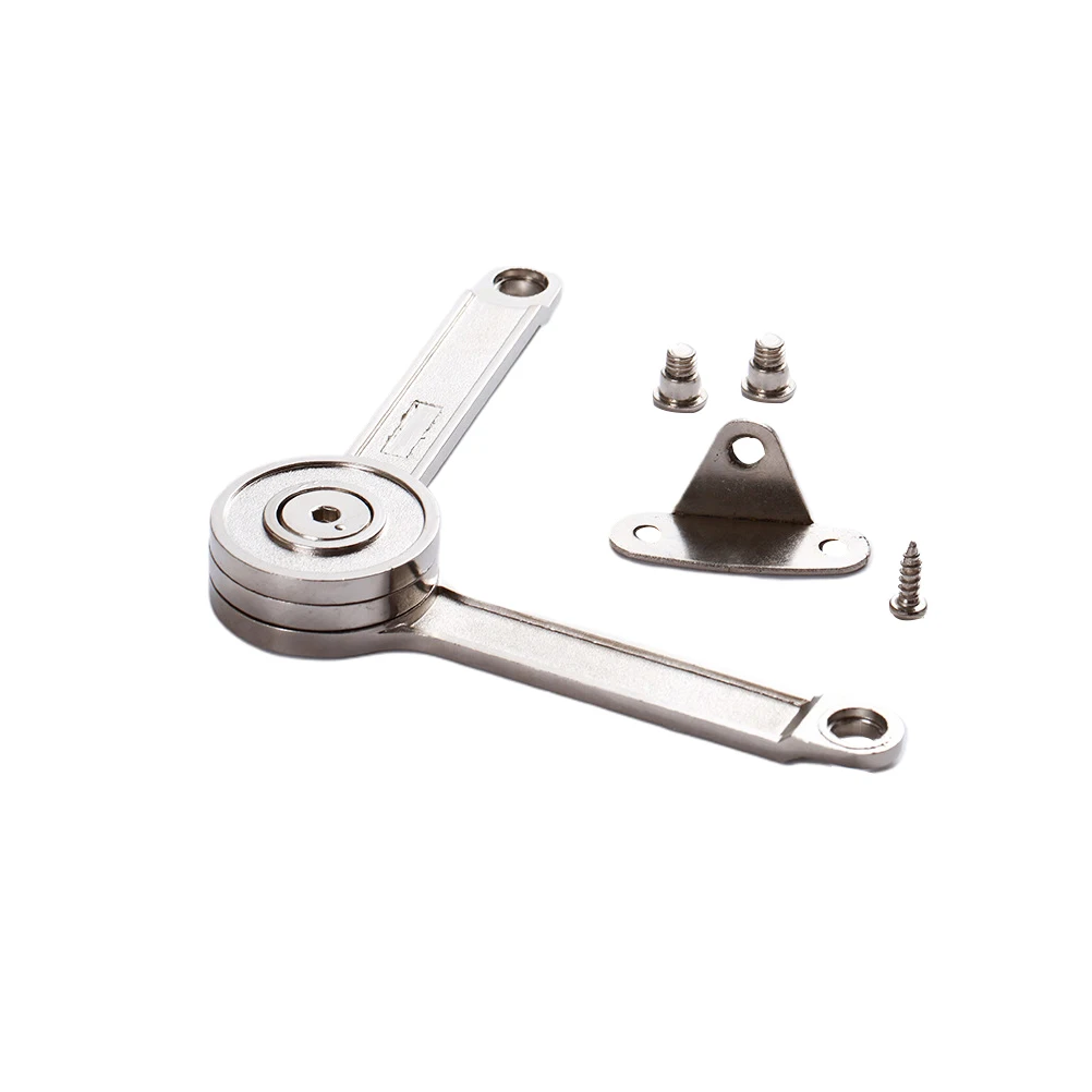 

1pcs Heavy Duty Cabinet Door Support Strut Thicken Spring Lift Shock For Furniture 90 Degree Opening Silver Anti-Corrosion Metal