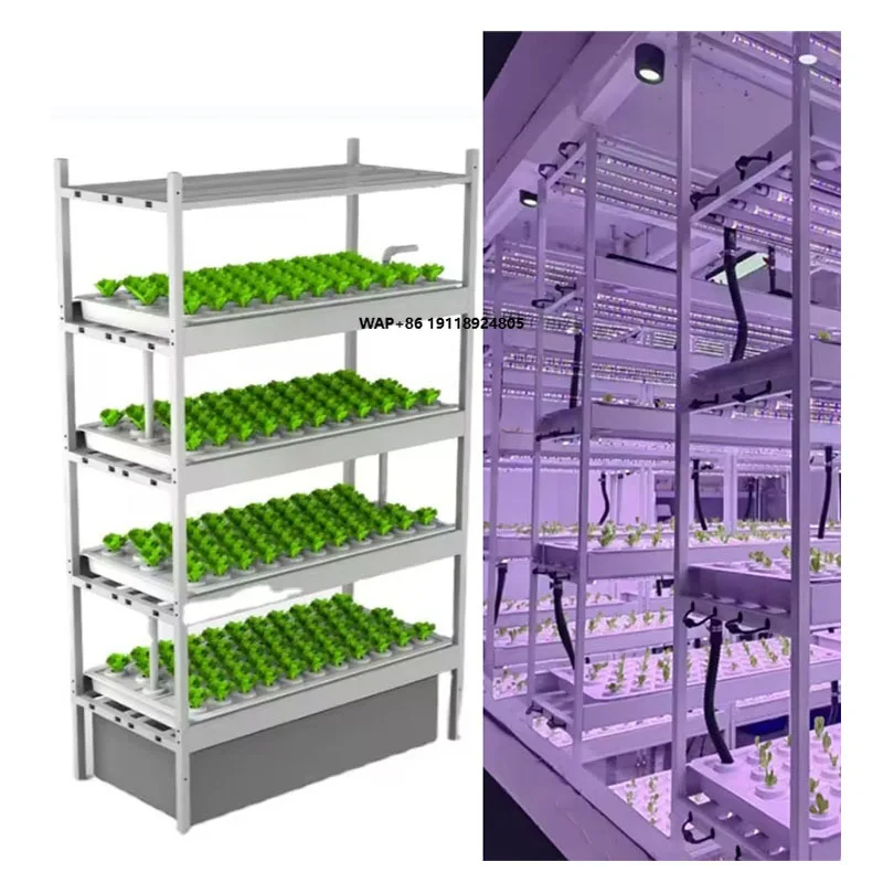 

Vertical Farm Hydroponic Tower System Indoor Planting Shelf Greenhouse Agricultural Equipment Grow Mushroom Vegetable Fruit