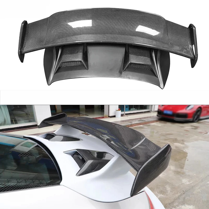 

991 Карбоновые хвостовые плавники, задний спойлер, утиный хвост для Porsche 911 991 992 GT3, стильный багажник, высокий крыло, комплект для кузова автомобиля