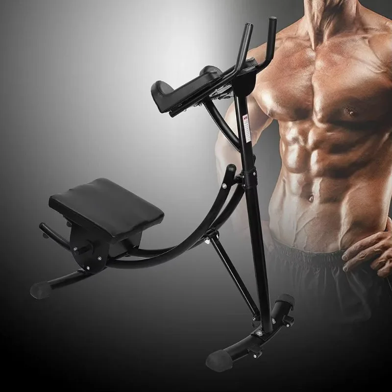 Foldable Solid Material Waist Machine Indoor Fitness Equipment Trainer For Abdominal Workout Stable Structure For Home Use Daily