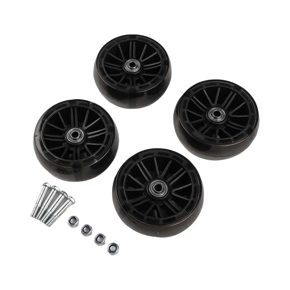 Flashing Bike Training Wheels for Bikes 12 14 16 18 20 Inch Stabilizers with PU ABS Construction and 8mm Bearing Hole